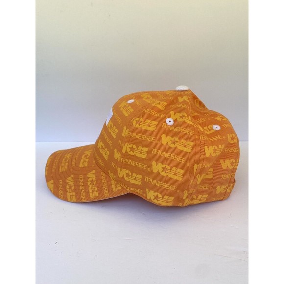 Vintage New Tennessee VOLS All Over Print Embroidered T Strapback Hat Cap - Picture 6 of 8